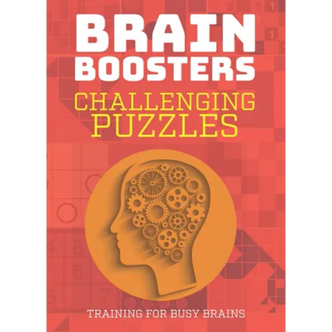 Challenging Puzzles: Training for Busy Brains (Brain Boosters), Full Color Puzzles Including Sudoku, Logic Problems and Riddles
