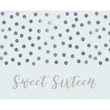 Happy 16th Birthday Guest Book (Landscape Hardcover): Sweet Sixteen Guest book, party and birthday celebrations decor, memory book, 16th birthday, hap