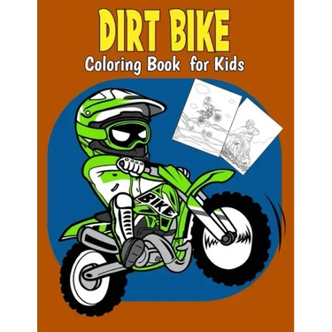 Dirt Bike Coloring Book For Kids