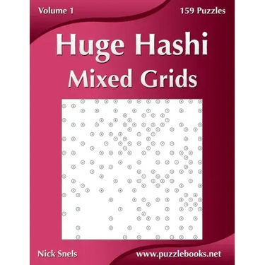 Huge Hashi Mixed Grids - Volume 1 - 159 Puzzles
