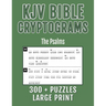 KJV Bible Cryptograms Large Print: The Psalms