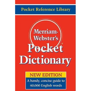 Merriam-Webster's Pocket Dictionary