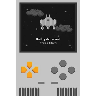 8Bit Daily Planner & Journal: Video Game Themed Journal Planner with Gratitude 120 pages 6x9 for Kids