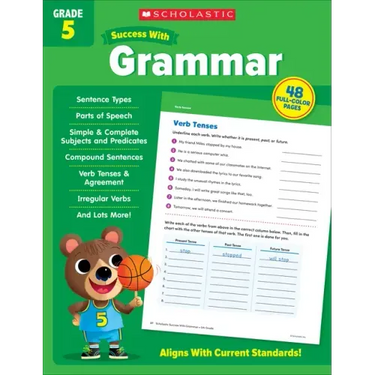 Scholastic Success with Grammar Grade 5 Workbook