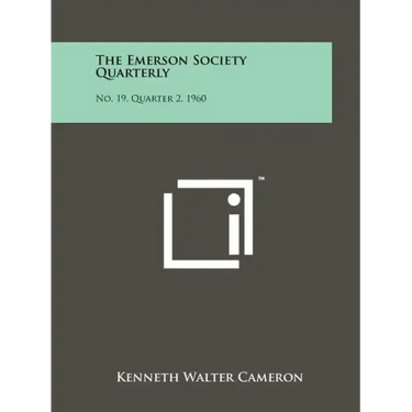The Emerson Society Quarterly: No. 19, Quarter 2, 1960