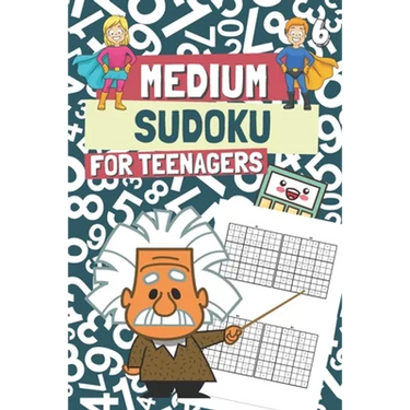 Medium Sudoku for Teenagers: 320 Sudoku Puzzles for Kids Who Love Logic Games, Gift Idea for Children
