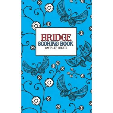 Bridge Scoring Book: 100 Tally Sheets