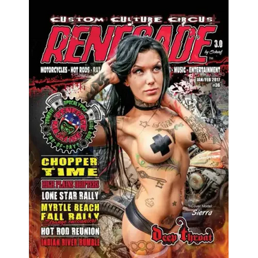 Renegade Magazine Issue 36: Renegade is a Kustom Kulture publication focusing on the Rat Rod/Hot Rod and Custom motorcycle cultures.