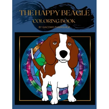 The Happy Beagle Coloring Book