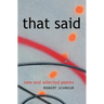 That Said: New and Selected Poems