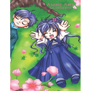 Anime Art Coloring Book