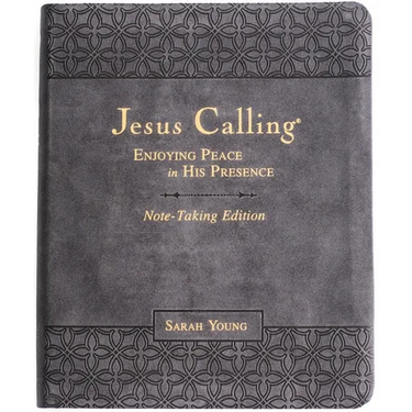 Jesus Calling Note-Taking Edition, Leathersoft, Black, with Full Scriptures: Enjoying Peace in His Presence (a 365-Day Devotional and Prayer Journal)