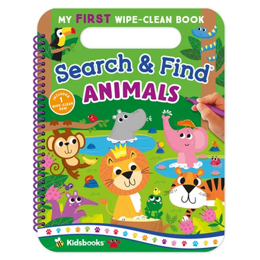 My First Wipe-Clean Book: Search & Find Animals