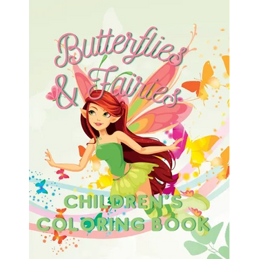 Butterflies & Fairies Children's Coloring Book