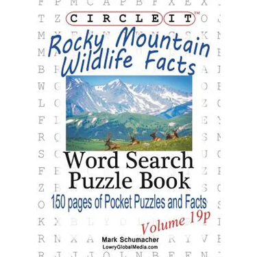 Circle It, Rocky Mountain Wildlife Facts, Pocket Size, Word Search, Puzzle Book
