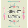 First birthday guest book (Hardcover): Birthday guest book, first birthday book, party and birthday celebrations decor, memory book, 1st birthday, hap