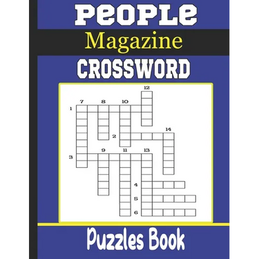 People Magazine Crossword Puzzles Book: Beautiful Crossword Puzzle Book For Puzzle Lovers