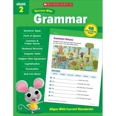 Scholastic Success with Grammar Grade 2 Workbook
