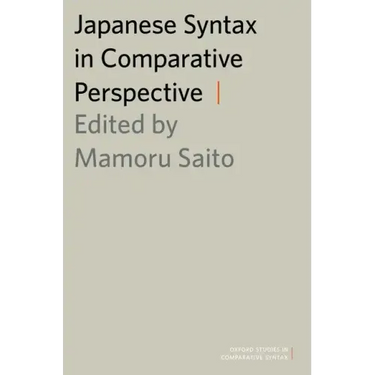 Japanese Syntax in Comparative Perspective