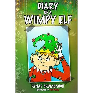 Diary of a Wimpy Elf: A True Confessions Coloring Book Story
