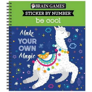 Brain Games - Sticker by Number: Be Cool