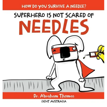 Superhero Is Not Scared of Needles