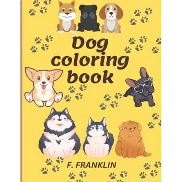 Dog coloring book