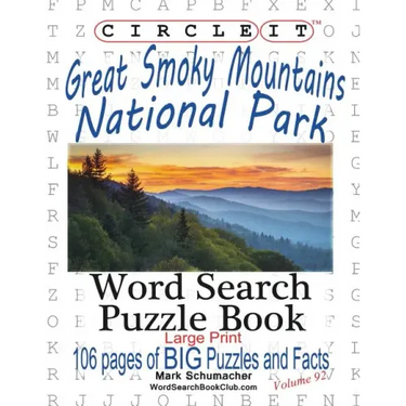 Circle It, Great Smoky Mountains National Park Facts, Word Search, Puzzle Book