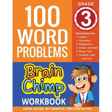 100 Word Problems: Grade 3 Math Workbook