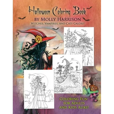 Halloween Coloring Book: by Molly Harrison
