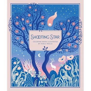 Shooting Star: Hardcover Adult Coloring Book Featuring Thick, High-Quality Paper