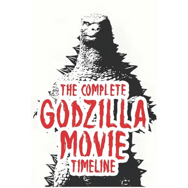 The complete Godzilla movie timeline: Arranged from 1954 till present.