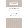 How to Write a Great Business Plan