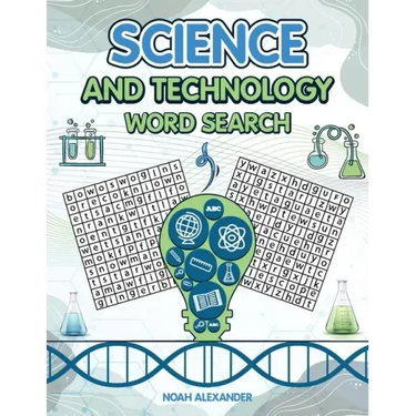 Science and Technology Word Search: 8.5x11 Large Print