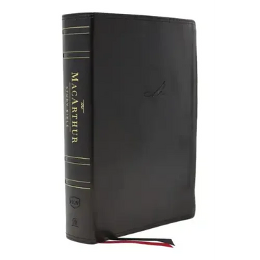 Nkjv, MacArthur Study Bible, 2nd Edition, Leathersoft, Black, Indexed, Comfort Print: Unleashing God's Truth One Verse at a Time
