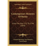 Contemporary Memoirs of Russia: From the Year 1727 to 1744 (1856)