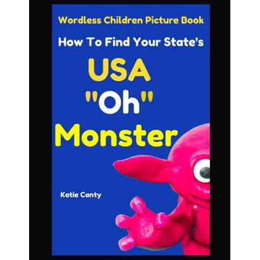 Children's Picture Book How To Find Your State USA "Oh" Monster
