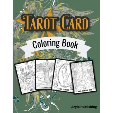 Tarot Card Coloring Book: Adult Teen Colouring Page Fun Stress Relief Relaxation and Escape