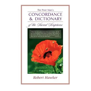 The Poor Man's Concordance and Dictionary