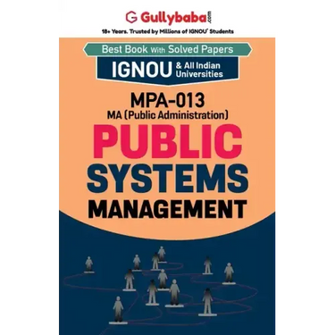 MPA-013 Public Systems Management