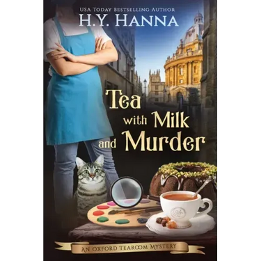 Tea With Milk and Murder (LARGE PRINT): Oxford Tearoom Mysteries - Book 2