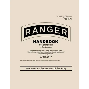 Ranger Handbook Training Circular TC 3-21.76: April 2017