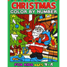 Christmas Color by Number for kids ages 4-8
