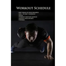 Workout Schedule: keep track and manage your day to day progress 6x9"