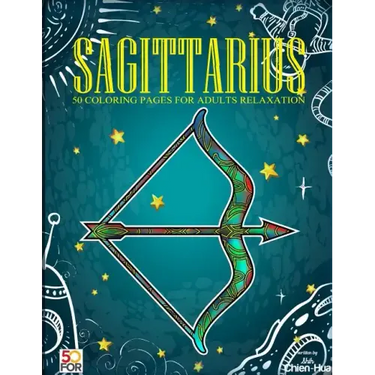 Sagittarius 50 Coloring Pages For Adults Relaxation