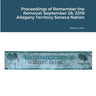 Proceedings of Remember the Removal: September 28, 2019 Allegany Territory Seneca Nation