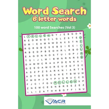 Word search- 6 Letter Words: 100 Word Searches