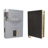 Nasb, Personal Size Bible, Large Print, Genuine Leather, Calfskin, Black, Red Letter, 1995 Text, Thumb Indexed, Comfort Print
