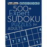 500+ Expert Sudoku Puzzles for Adults: Sudoku Puzzle Books Expert (with answers