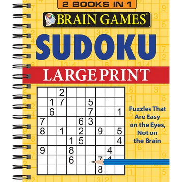 Brain Games - 2 Books in 1 - Sudoku
